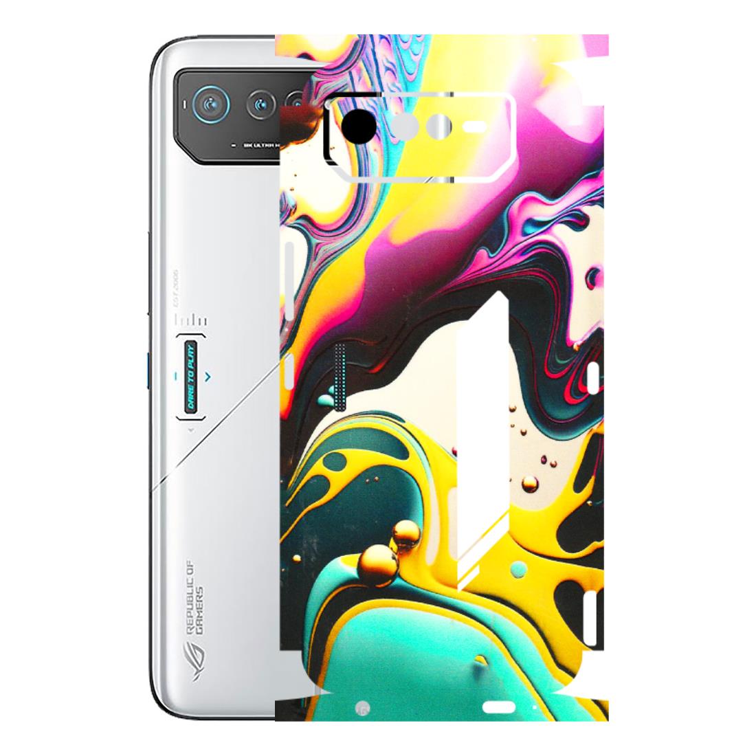 ASUS Phone Skins (All Models) - Multicolor Abstract pattern - 3D Embossed Finish (L-254) Asus ROG Phone 6 (5G)