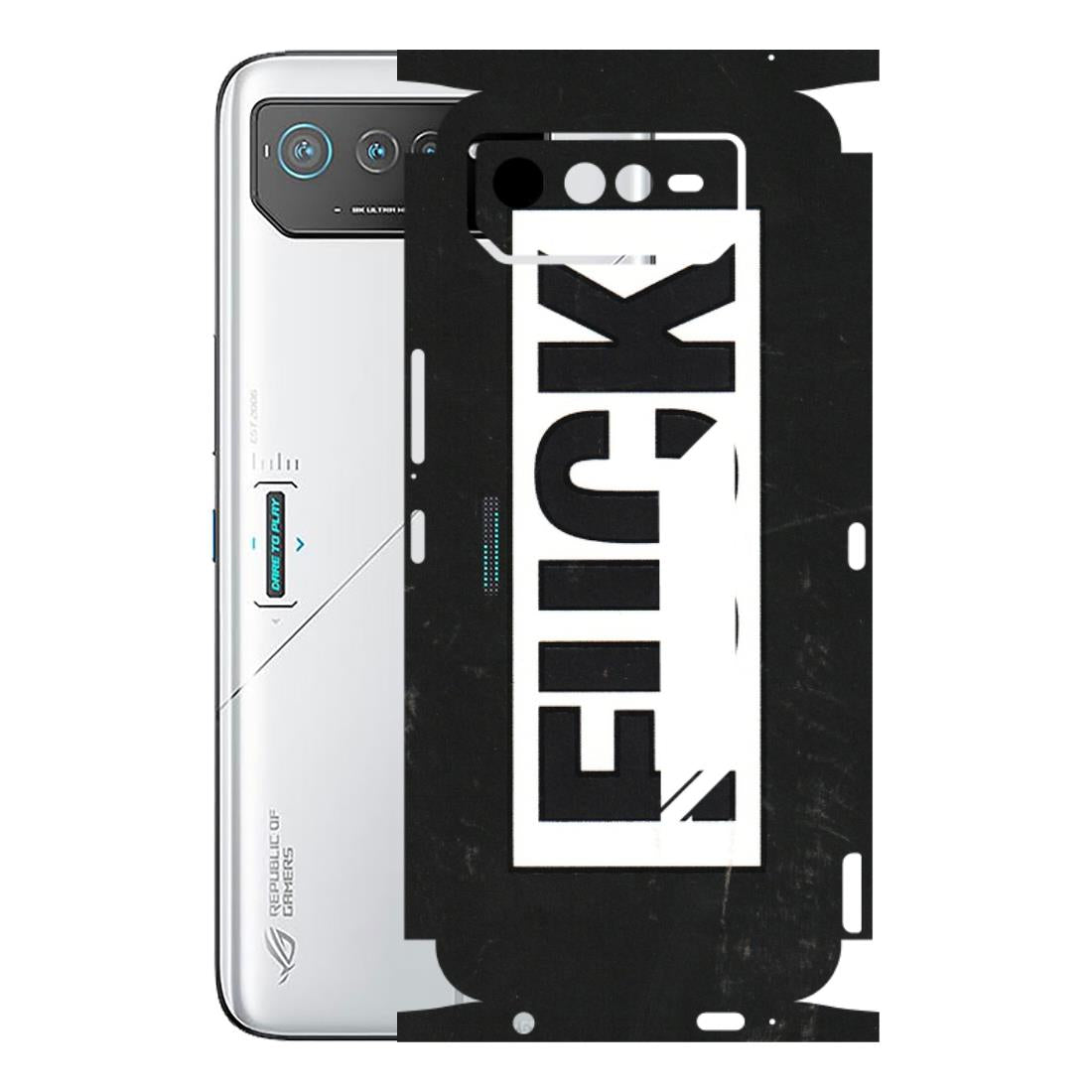 ASUS Phone Skins (All Models) - The F Word - 3D Embossed Finish (L-255) Asus ROG Phone 6 (5G)
