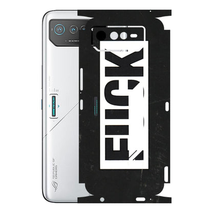 ASUS Phone Skins (All Models) - The F Word - 3D Embossed Finish (L-255) Asus ROG Phone 6 (5G)
