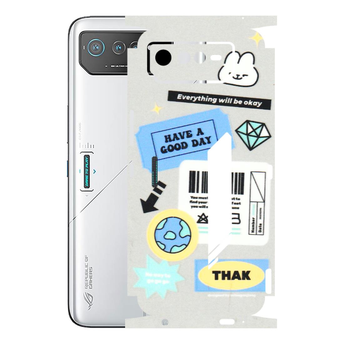 ASUS Phone Skins (All Models) - Will Be Okay Design - 3D Embossed Finish (L-316) Asus ROG Phone 6 (5G)