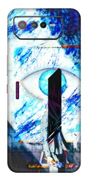 ASUS Phone Skins (All Models) - Anime Sea Blue Eye - 3D Embossed Finish (L-318) Asus ROG Phone 6 (5G)
