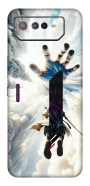 ASUS Phone Skins (All Models) - Big Hand With Monkey King - 3D Embossed Finish (L-323) Asus ROG Phone 6 (5G)