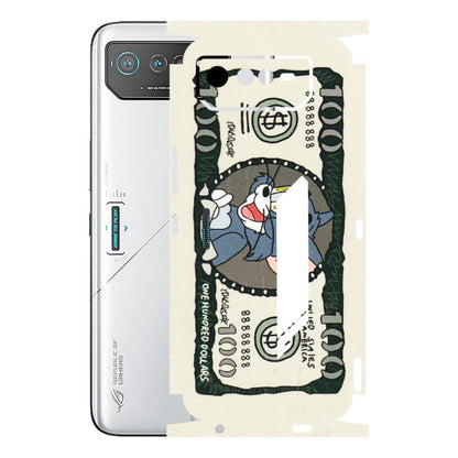 ASUS Phone Skins (All Models) - Tom Hundred Dollar - 3D Embossed Finish (L-324) Asus ROG Phone 6 (5G)