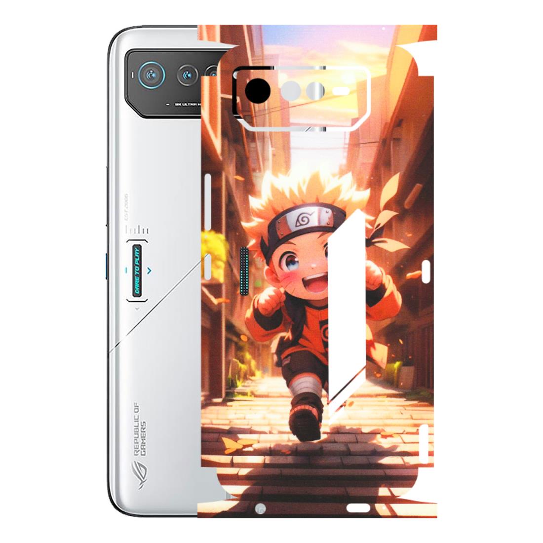ASUS Phone Skins (All Models) - Naruto Cute Toon Running - Matte Finish (M-04) Asus ROG Phone 6 (5G)