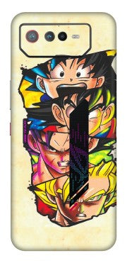 ASUS Phone Skins (All Models) - Angry Multi Anime - Matte Finish (M-113) Asus ROG Phone 6 (5G)