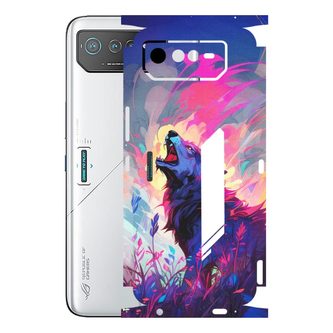 ASUS Phone Skins (All Models) - New Wild Wolf Abstract - Matte Finish (M-125) Asus ROG Phone 6 (5G)