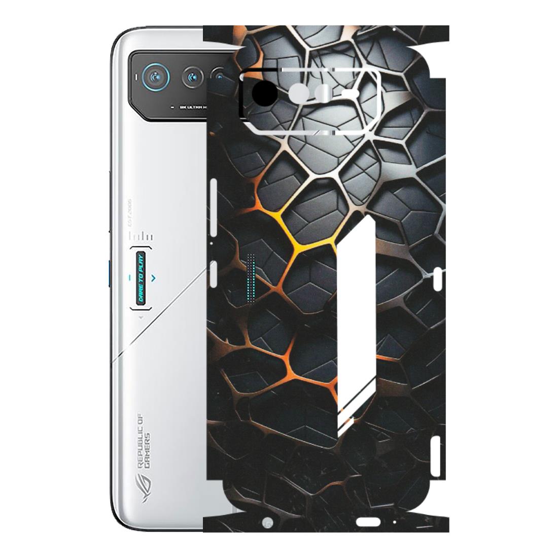 ASUS Phone Skins (All Models) - New Abstract Graphite Tiles - Matte Finish (M-130) Asus ROG Phone 6 (5G)
