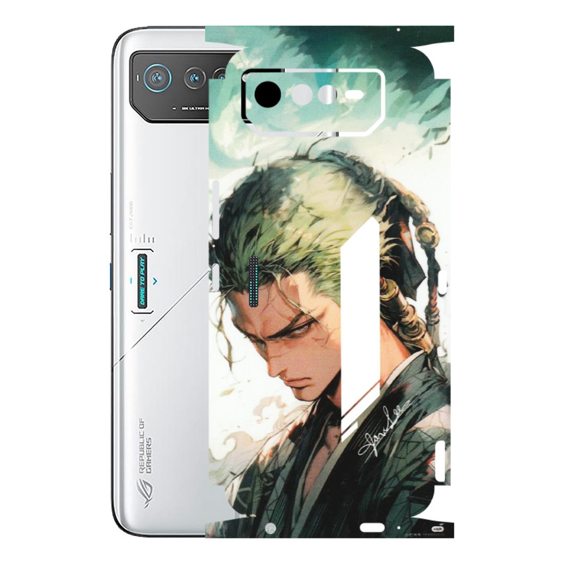 ASUS Phone Skins (All Models) - New Roronoa Zoro One Picece Anime - Matte Finish (M-140) Asus ROG Phone 6 (5G)