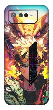 ASUS Phone Skins (All Models) - Angry Naruto Anime - Matte Finish (M-148) Asus ROG Phone 6 (5G)