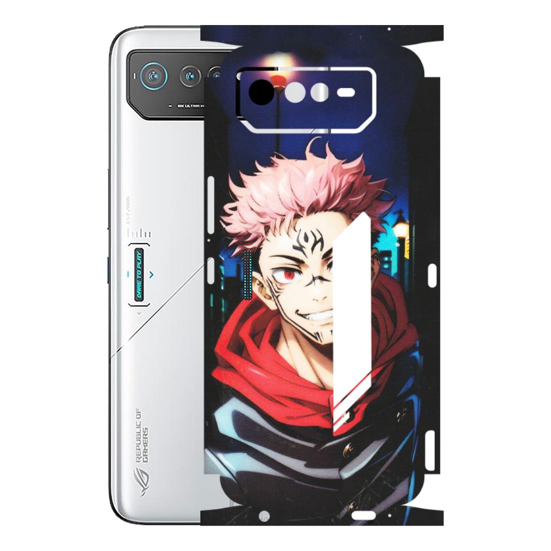 ASUS Phone Skins (All Models) - Yuji Itadori Funny Face Anime - Matte Finish (M-152) Asus ROG Phone 6 (5G)