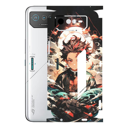 ASUS Phone Skins (All Models) - Tanjiro Demon Slayer Anime - Matte Finish (M-158) Asus ROG Phone 6 (5G)