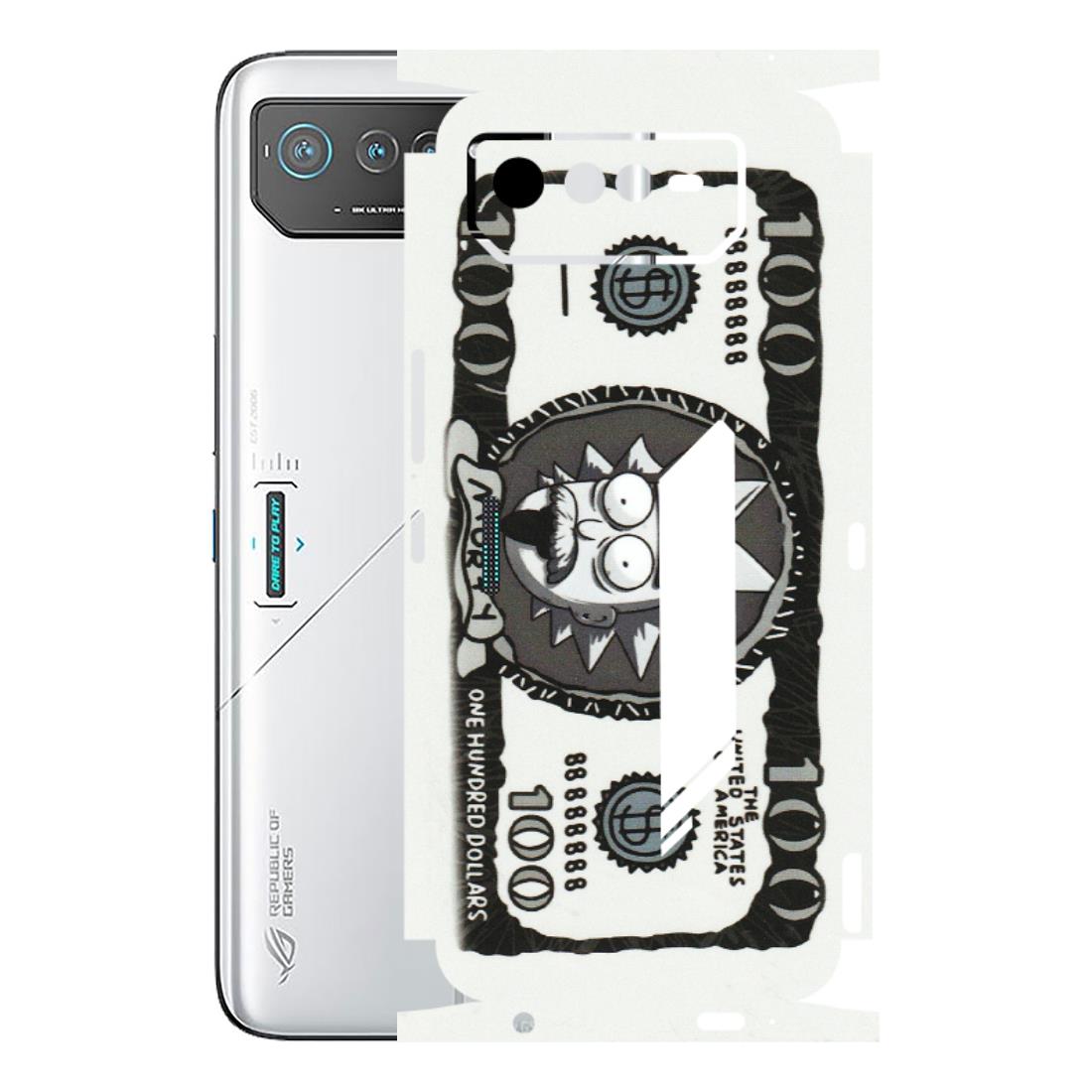 ASUS Phone Skins (All Models) - Rick And Morty Hundred Dollar Anime - Matte Finish (M-161) Asus ROG Phone 6 (5G)