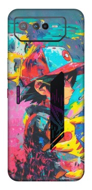 ASUS Phone Skins (All Models) - Ash & Pikachu - Matte Finish (M-26) Asus ROG Phone 6 (5G)