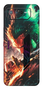 ASUS Phone Skins (All Models) - Anime Gojo Sword - Matte Finish (M-32) Asus ROG Phone 6 (5G)