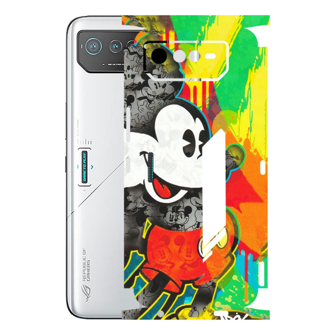 ASUS Phone Skins (All Models) - Multiple Mickey With Colourful Texture - Matte Finish (M-84) Asus ROG Phone 6 (5G)