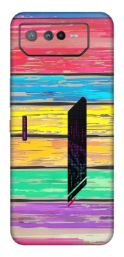 ASUS Phone Skins (All Models) - Multi Colour Wooden Wall - Matte Finish (M-96) Asus ROG Phone 6 (5G)