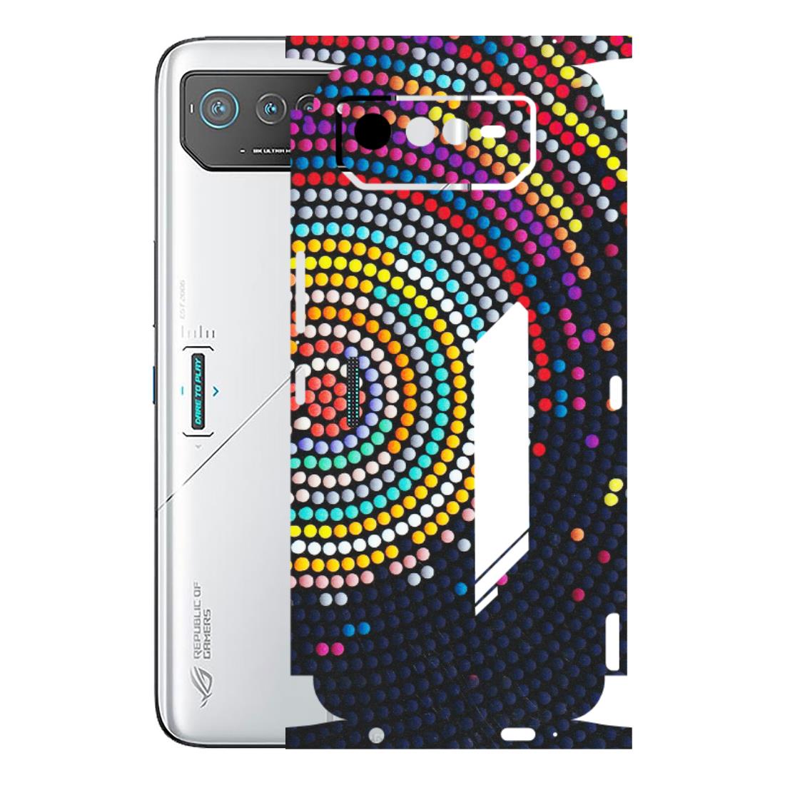ASUS Phone Skins (All Models) - Rainbow Dot Mandala - Matte Finish (M-97) Asus ROG Phone 6 (5G)