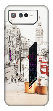 ASUS Phone Skins (All Models) - London Street - Transparent Finish (T-02) Asus ROG Phone 6 (5G)