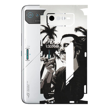 ASUS Phone Skins (All Models) - Pab Escobar - Transparent Finish (T-05) Asus ROG Phone 6 (5G)
