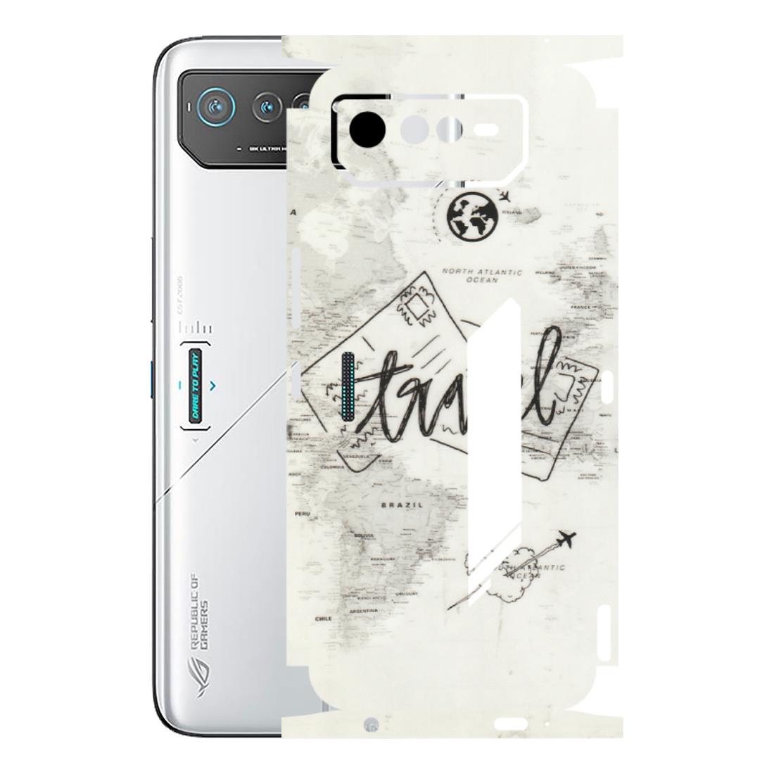 ASUS Phone Skins (All Models) - Travel Ticket - Transparent Finish (T-06) Asus ROG Phone 6 (5G)