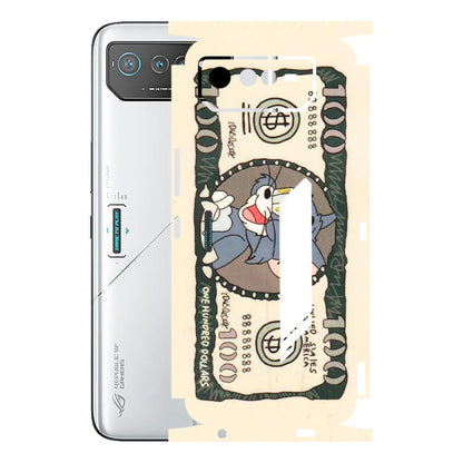 ASUS Phone Skins (All Models) - One Hundred Dollar Tom - Transparent Finish (T-16) Asus ROG Phone 6 (5G)