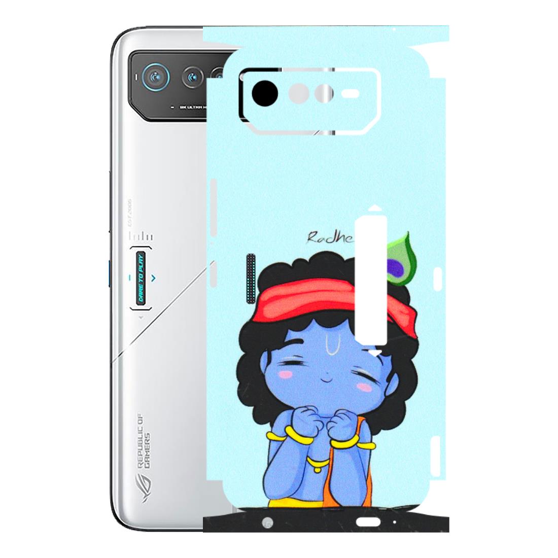ASUS Phone Skins (All Models) - Radhe Radhe Cute Toon - 3D Embossed Finish (L-05) Asus ROG Phone 6 PRO (5G)