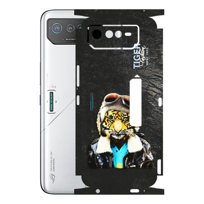 ASUS Phone Skins (All Models) - Rider Tiger - 3D Embossed Finish (L-113) Asus ROG Phone 6 PRO (5G)