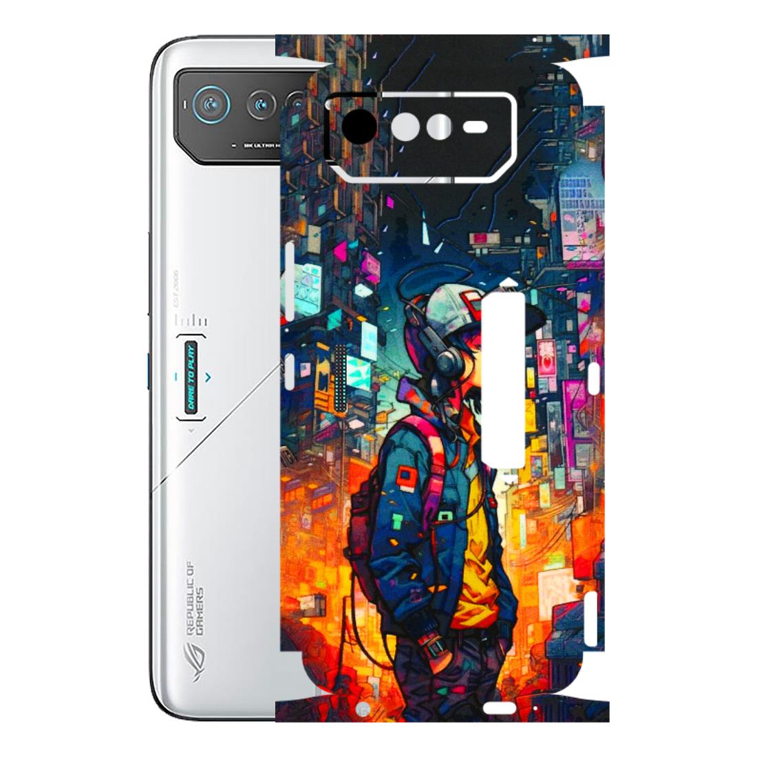 ASUS Phone Skins (All Models) - Street Anime Guy - 3D Embossed Finish (L-158) Asus ROG Phone 6 PRO (5G)