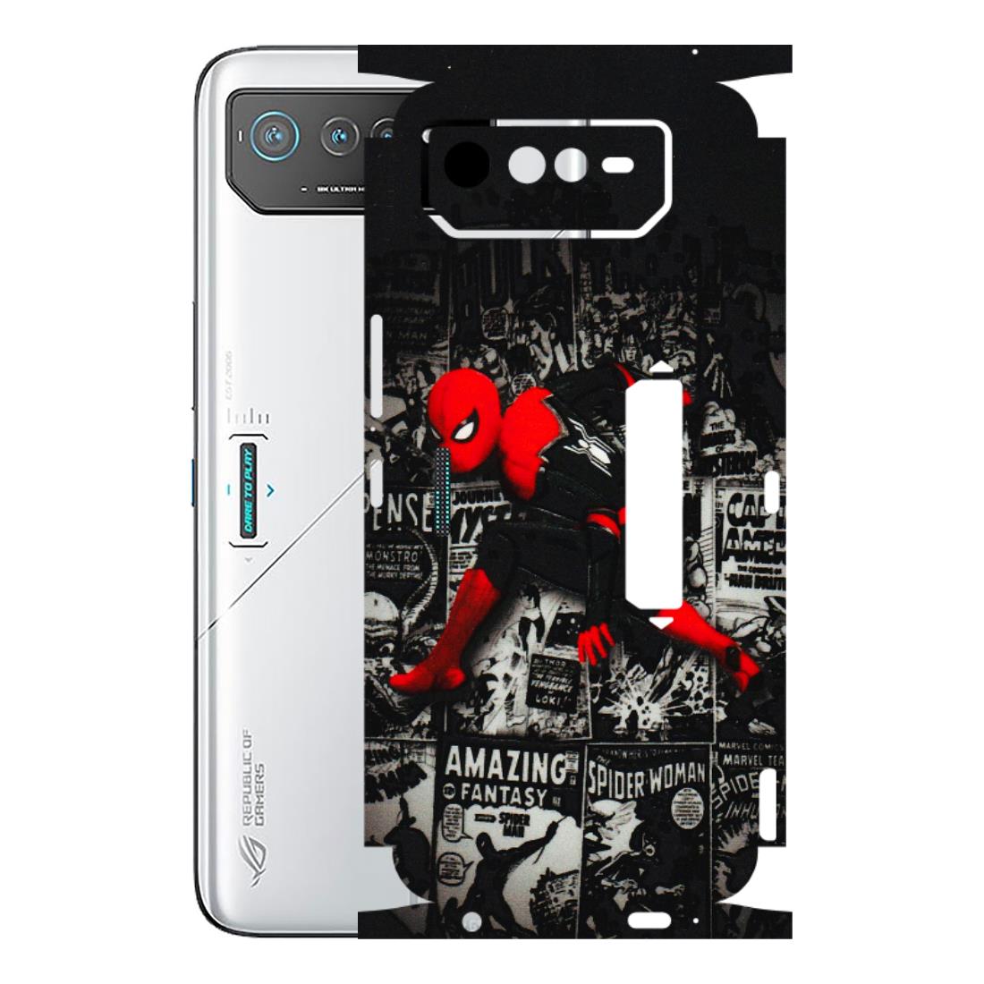ASUS Phone Skins (All Models) - SpiderMan New - 3D Embossed Finish (L-162) Asus ROG Phone 6 PRO (5G)