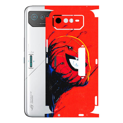 ASUS Phone Skins (All Models) - Spiderman Face Venom - 3D Embossed Finish (L-165) Asus ROG Phone 6 PRO (5G)