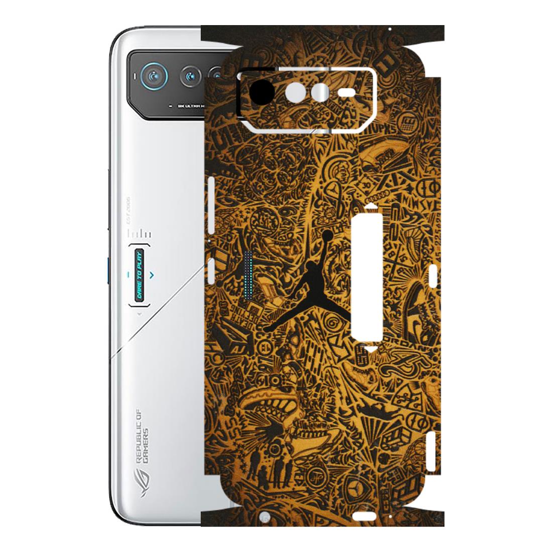 ASUS Phone Skins (All Models) - Premium Gold Basketball Player - 3D Embossed Finish (L-236) Asus ROG Phone 6 PRO (5G)