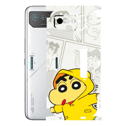 ASUS Phone Skins (All Models) - Yellow Shinchan Comic - 3D Embossed Finish (L-246) Asus ROG Phone 6 PRO (5G)