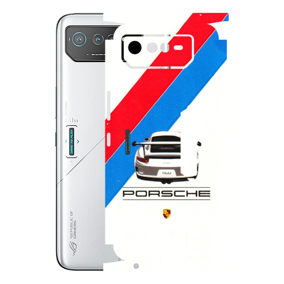 ASUS Phone Skins (All Models) - Porche Car Sober Logo - 3D Embossed Finish (L-248) Asus ROG Phone 6 PRO (5G)