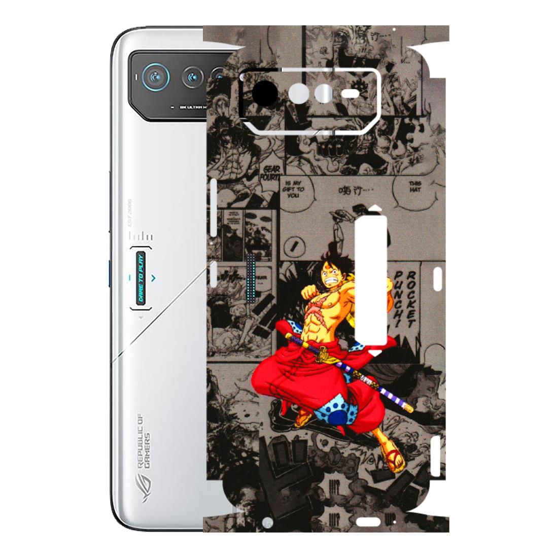 ASUS Phone Skins (All Models) - One Piece Rocket Punch Manga - 3D Embossed Finish (L-25) Asus ROG Phone 6 PRO (5G)
