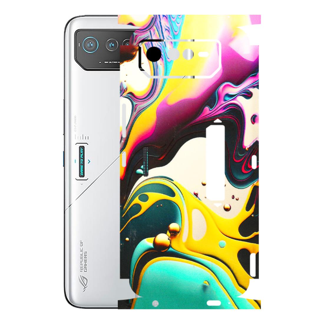 ASUS Phone Skins (All Models) - Multicolor Abstract pattern - 3D Embossed Finish (L-254) Asus ROG Phone 6 PRO (5G)