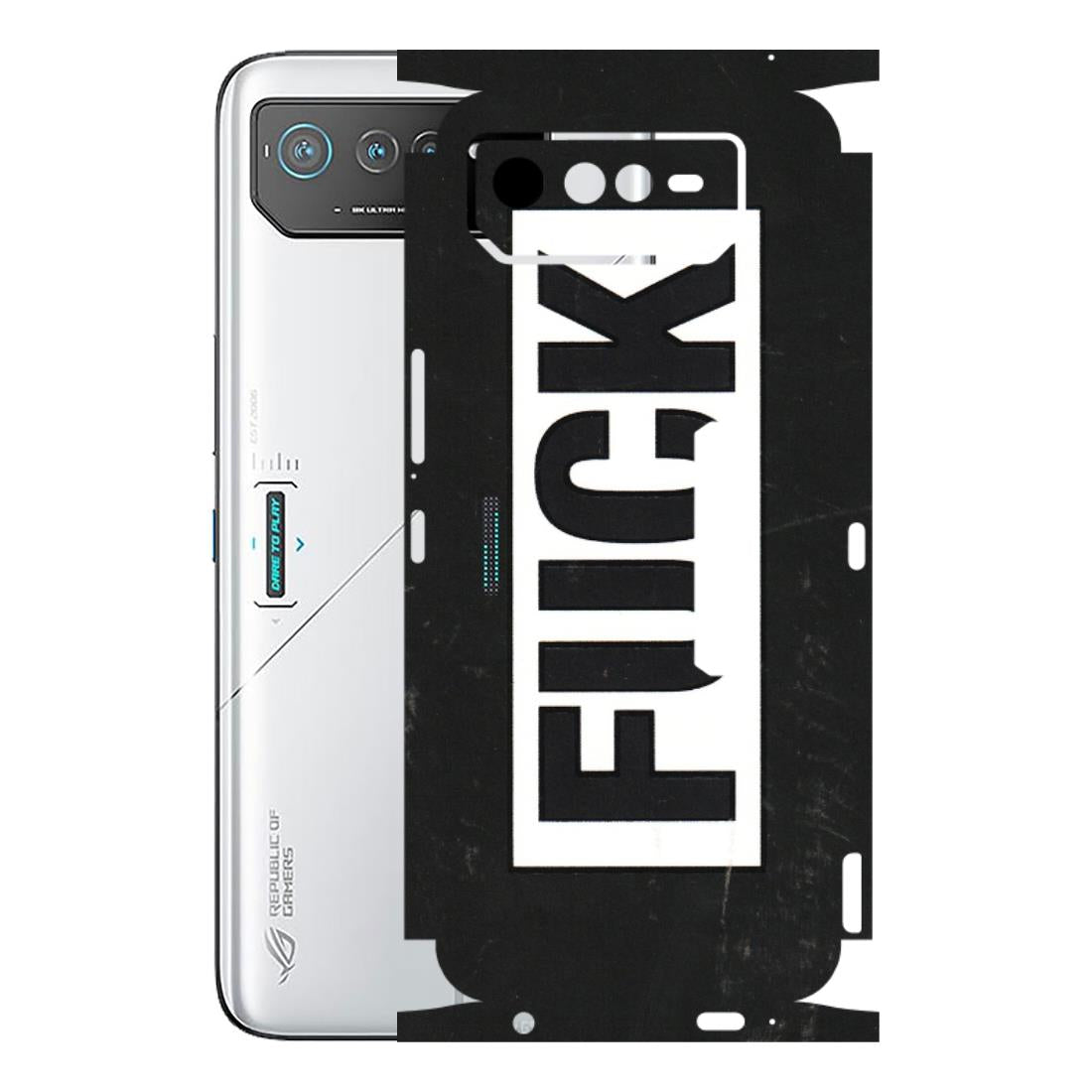 ASUS Phone Skins (All Models) - The F Word - 3D Embossed Finish (L-255) Asus ROG Phone 6 PRO (5G)