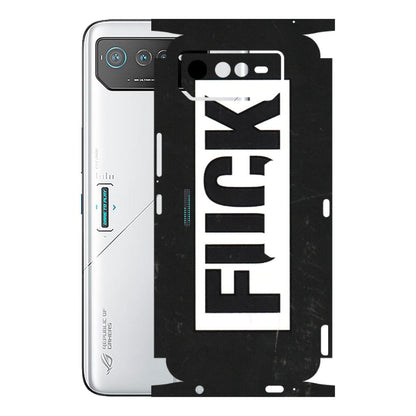 ASUS Phone Skins (All Models) - The F Word - 3D Embossed Finish (L-255) Asus ROG Phone 6 PRO (5G)