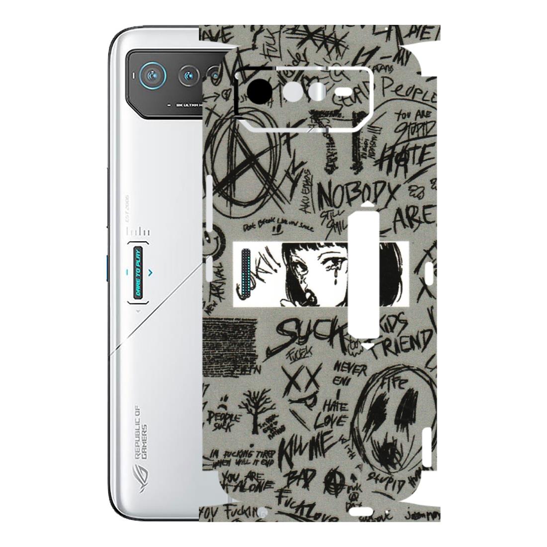 ASUS Phone Skins (All Models) - Never Have Love Anime - 3D Embossed Finish (L-260) Asus ROG Phone 6 PRO (5G)