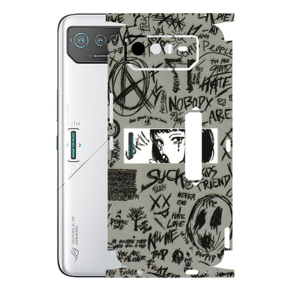 ASUS Phone Skins (All Models) - Never Have Love Anime - 3D Embossed Finish (L-260) Asus ROG Phone 6 PRO (5G)