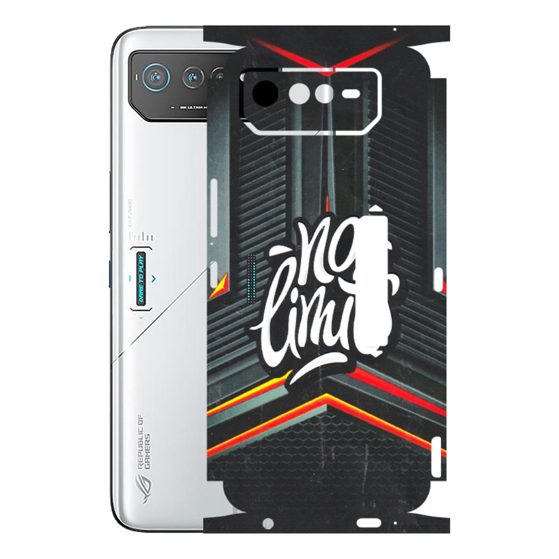 ASUS Phone Skins (All Models) - No Limits - 3D Embossed Finish (L-286) Asus ROG Phone 6 PRO (5G)