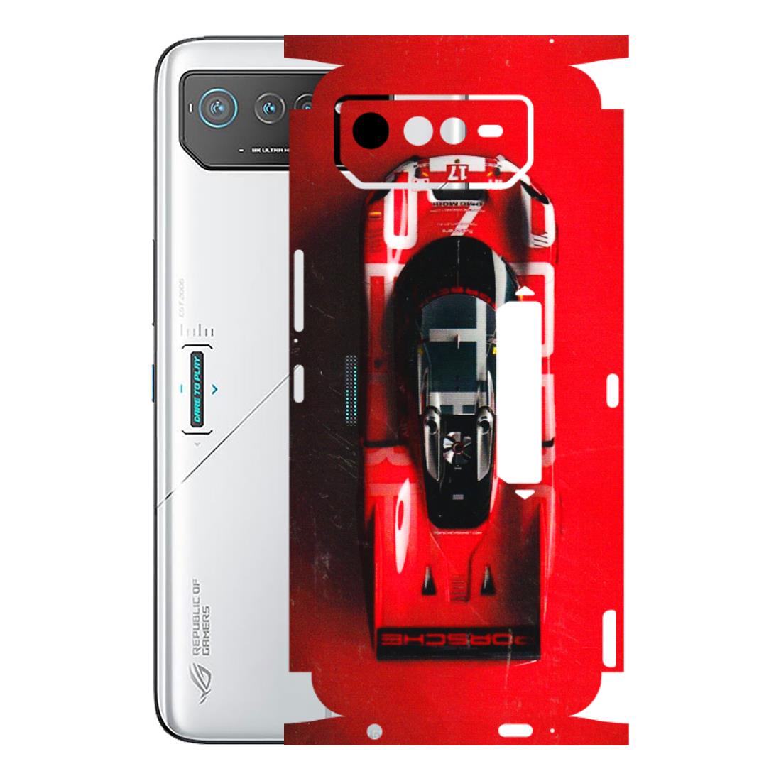 ASUS Phone Skins (All Models) - Red Porsche Car Logo - 3D Embossed Finish (L-315) Asus ROG Phone 6 PRO (5G)