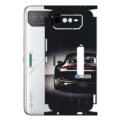 ASUS Phone Skins (All Models) - New Black Porsche GT3 - 3D Embossed Finish (L-327) Asus ROG Phone 6 PRO (5G)