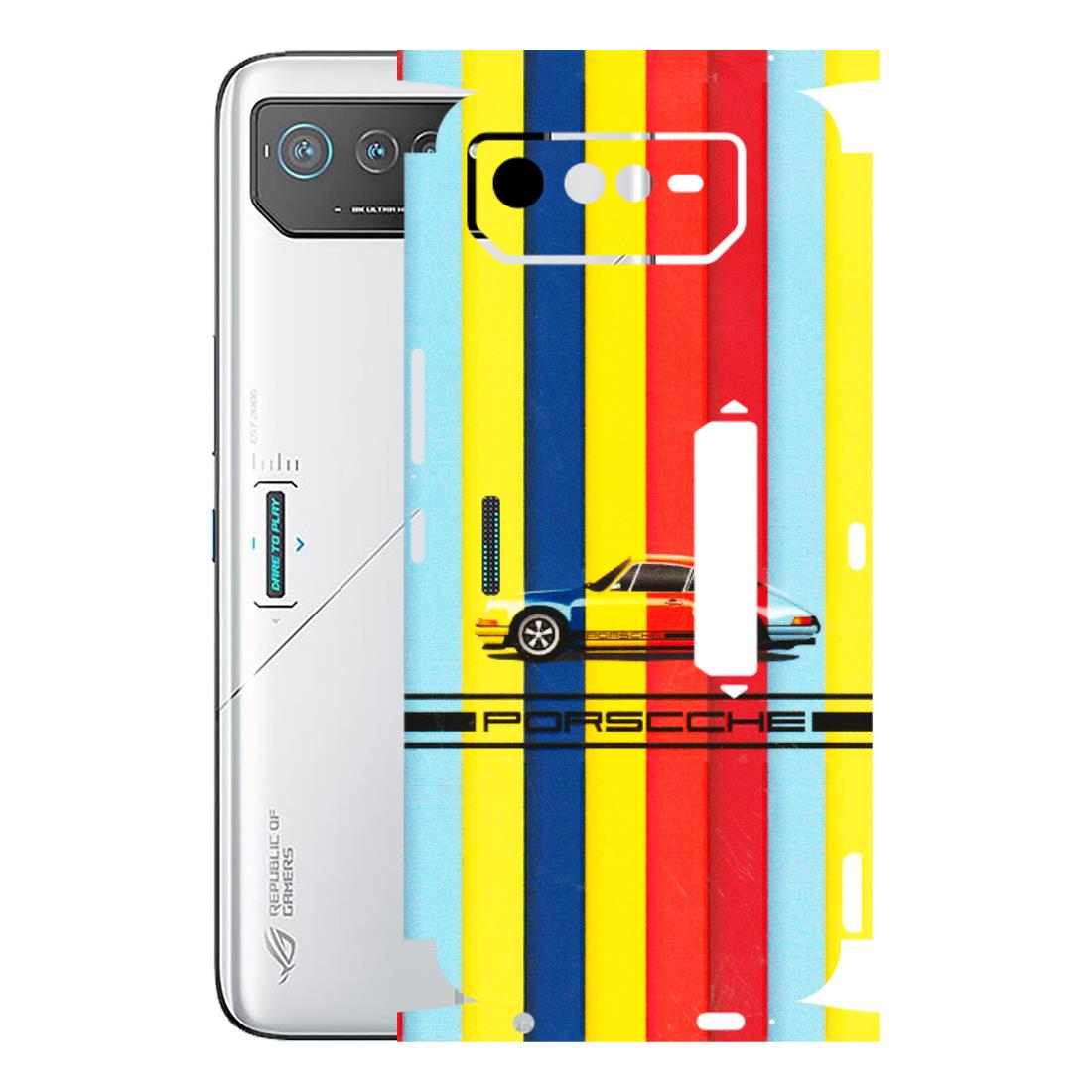ASUS Phone Skins (All Models) - Multicolour Porche - 3D Embossed Finish (L-39) Asus ROG Phone 6 PRO (5G)