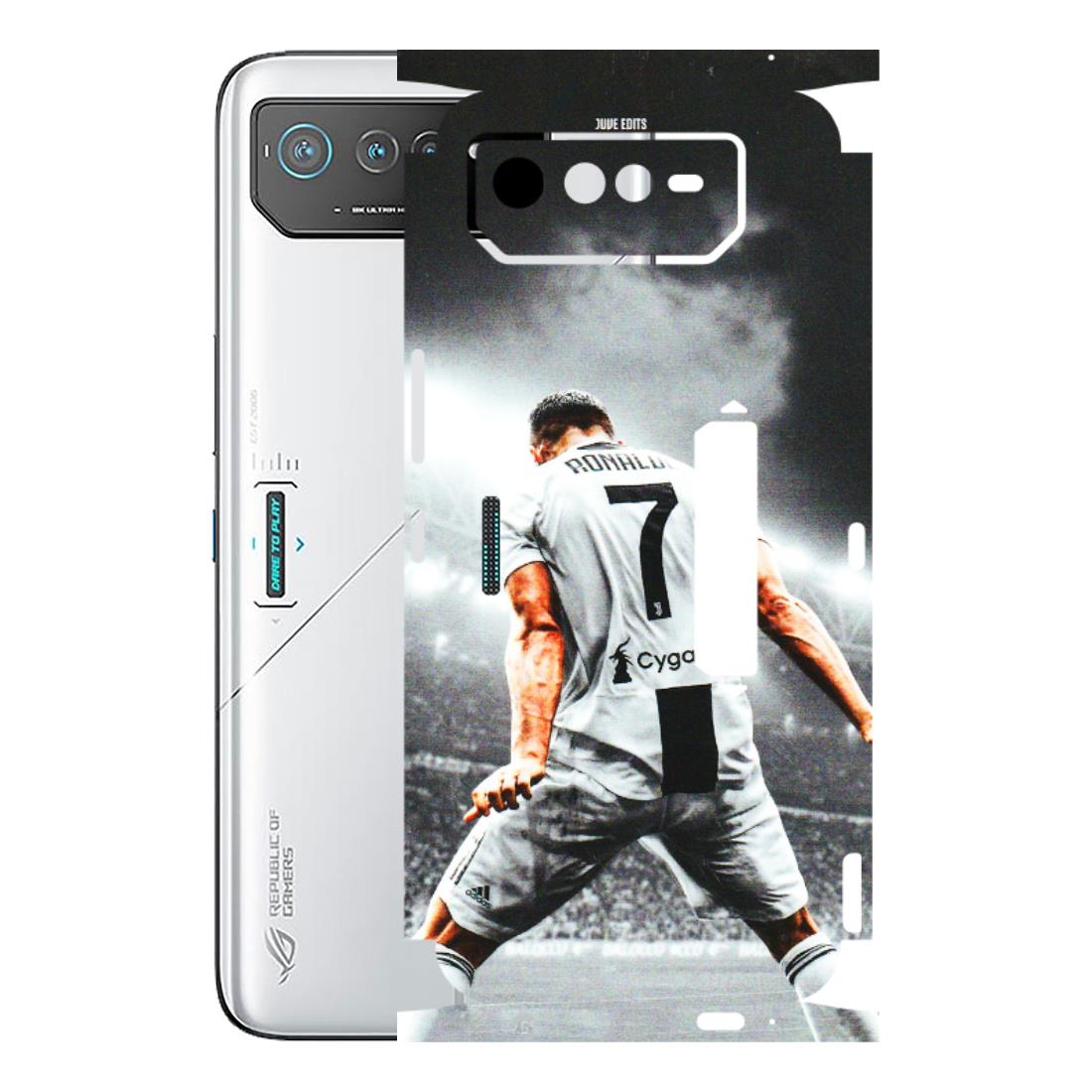 ASUS Phone Skins (All Models) - Ronaldo CR7 Crazy - 3D Embossed Finish (L-44) Asus ROG Phone 6 PRO (5G)