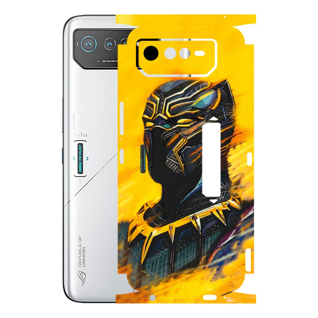 ASUS Phone Skins (All Models) - Yellow Panther - 3D Embossed Finish (L-54) Asus ROG Phone 6 PRO (5G)