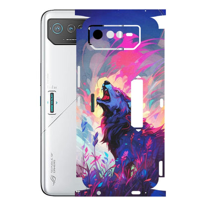 ASUS Phone Skins (All Models) - New Wild Wolf Abstract - Matte Finish (M-125) Asus ROG Phone 6 PRO (5G)