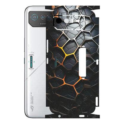 ASUS Phone Skins (All Models) - New Abstract Graphite Tiles - Matte Finish (M-130) Asus ROG Phone 6 PRO (5G)