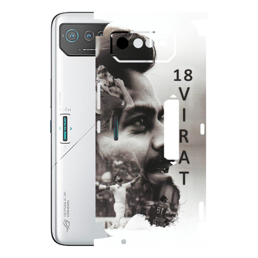 ASUS Phone Skins (All Models) - Virat Kohli Cricketer - Matte Finish (M-163) Asus ROG Phone 6 PRO (5G)