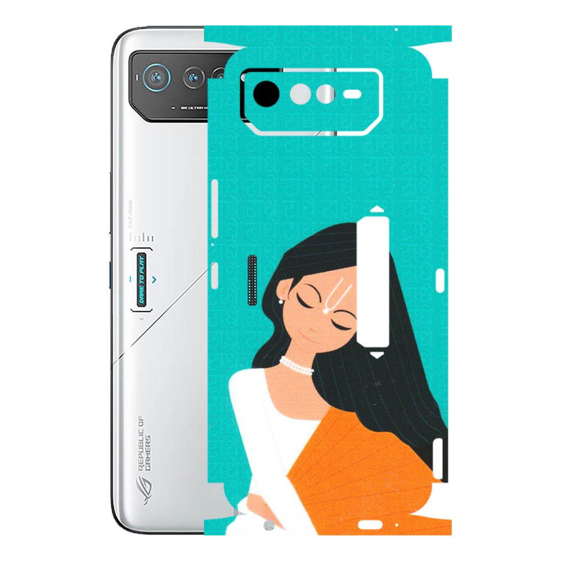 ASUS Phone Skins (All Models) - Radhe Radhe With Hindu Symbol - Matte Finish (M-164) Asus ROG Phone 6 PRO (5G)