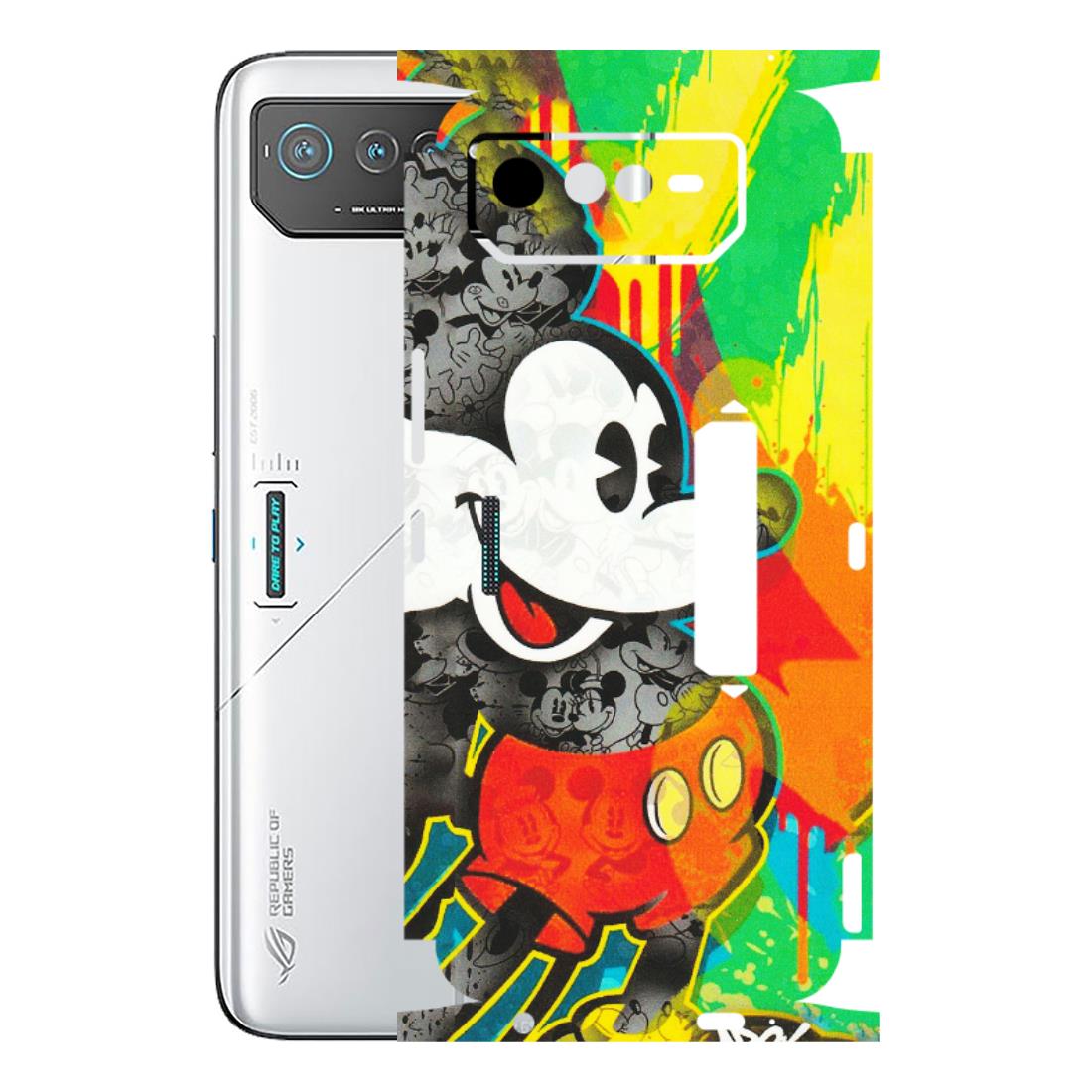 ASUS Phone Skins (All Models) - Multiple Mickey With Colourful Texture - Matte Finish (M-84) Asus ROG Phone 6 PRO (5G)